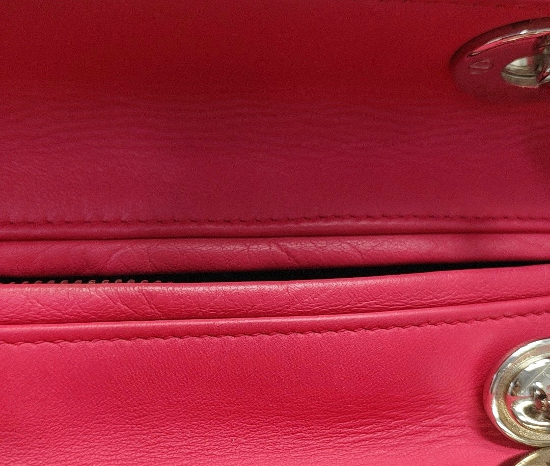 Dior - Lady Dior Medium - Leather - Pink - (medium)