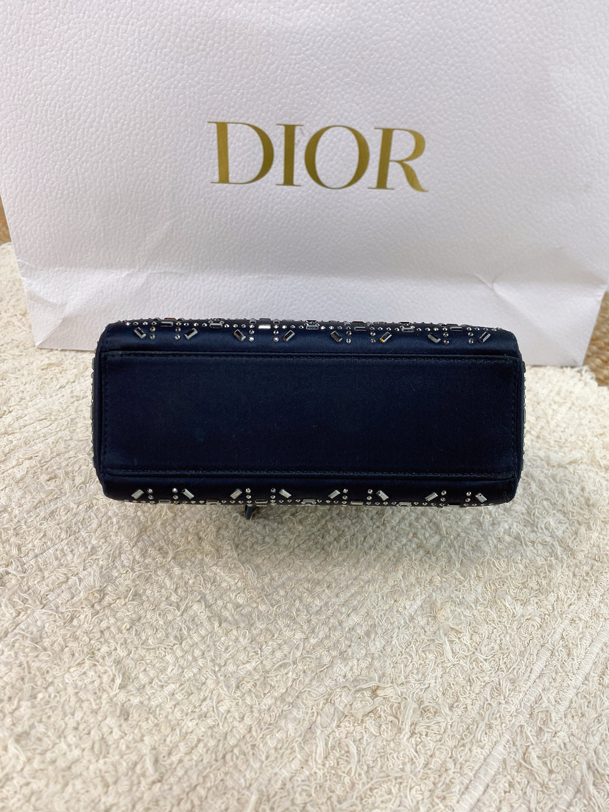Dior - Lady Dior Mini - Cloth - Black - (Mini)