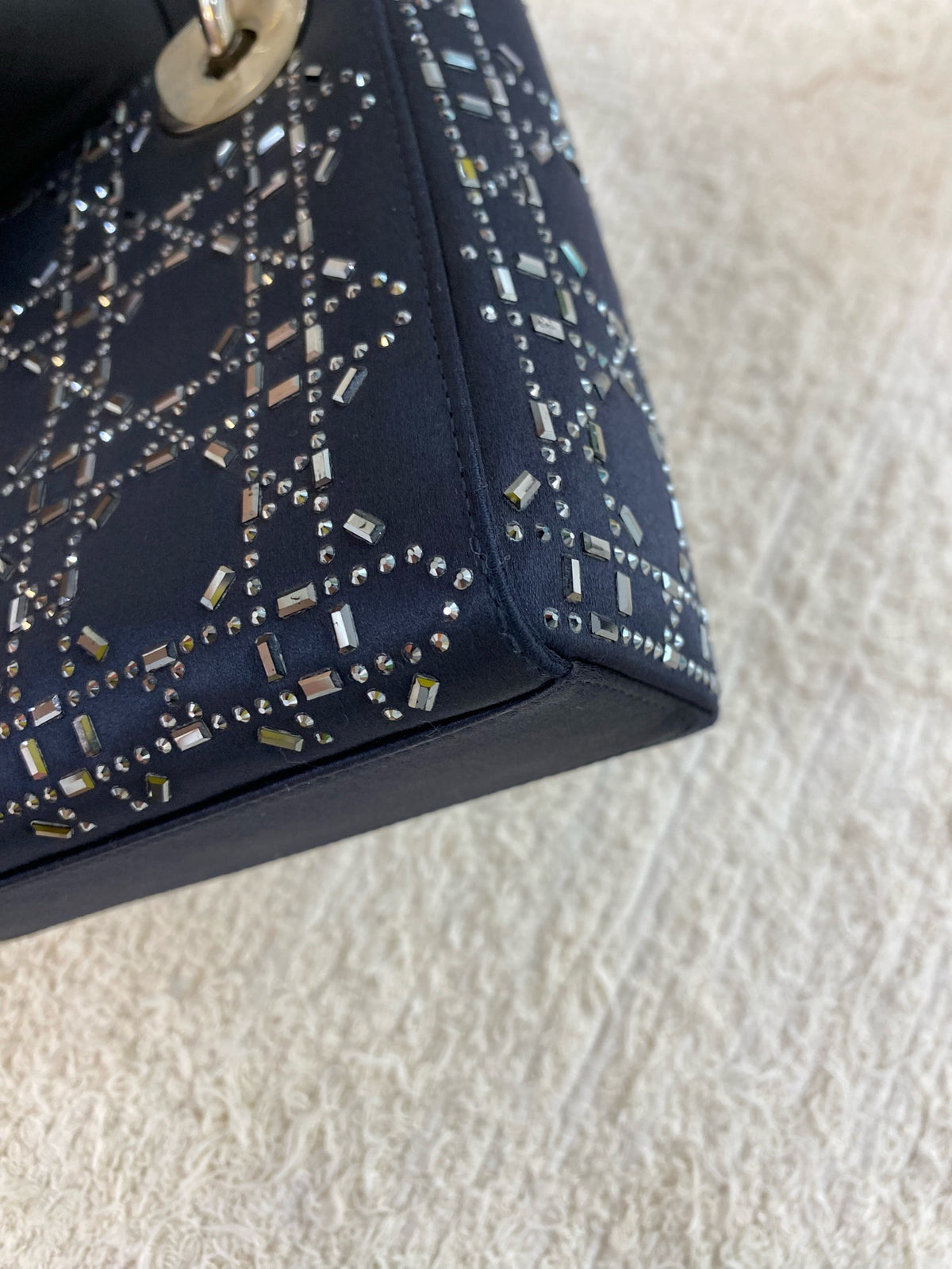 Dior - Lady Dior Mini - Cloth - Black - (Mini)
