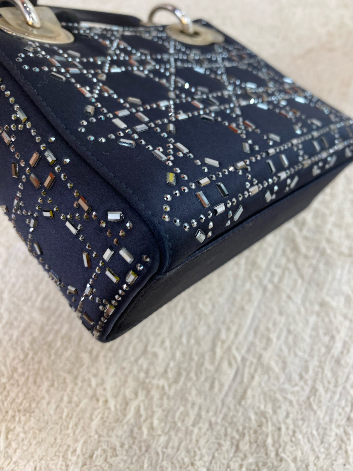 Dior - Lady Dior Mini - Cloth - Black - (Mini)