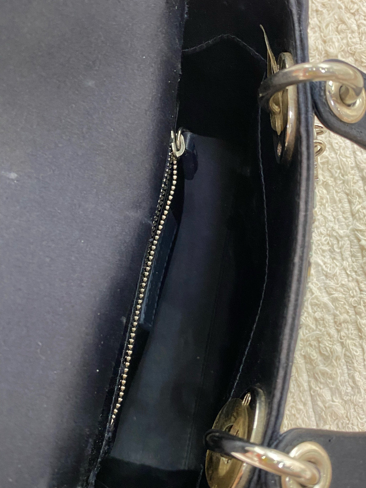 Dior - Lady Dior Mini - Cloth - Black - (Mini)
