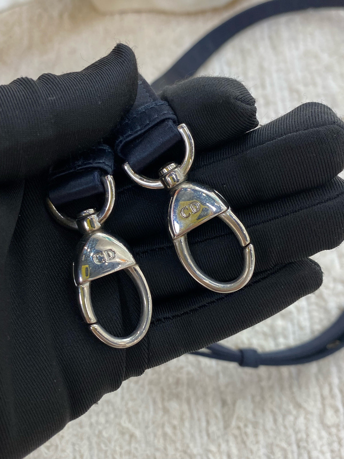 Dior - Lady Dior Mini - Cloth - Black - (Mini)