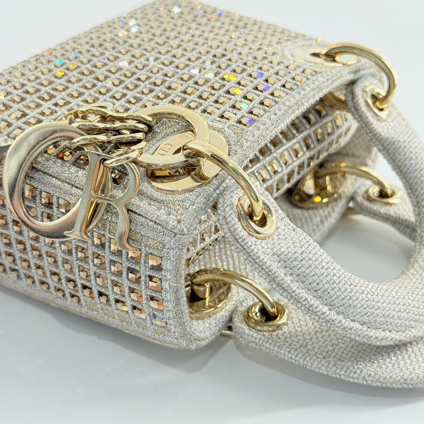 Dior - Lady Dior Mini - Glitter - Gold - (mini)