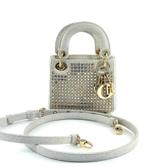 Dior - Lady Dior Mini - Glitter - Gold - (mini)