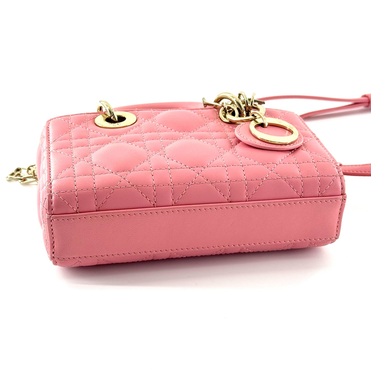 Dior - Lady Dior Mini - Leather - Pink - (mini)