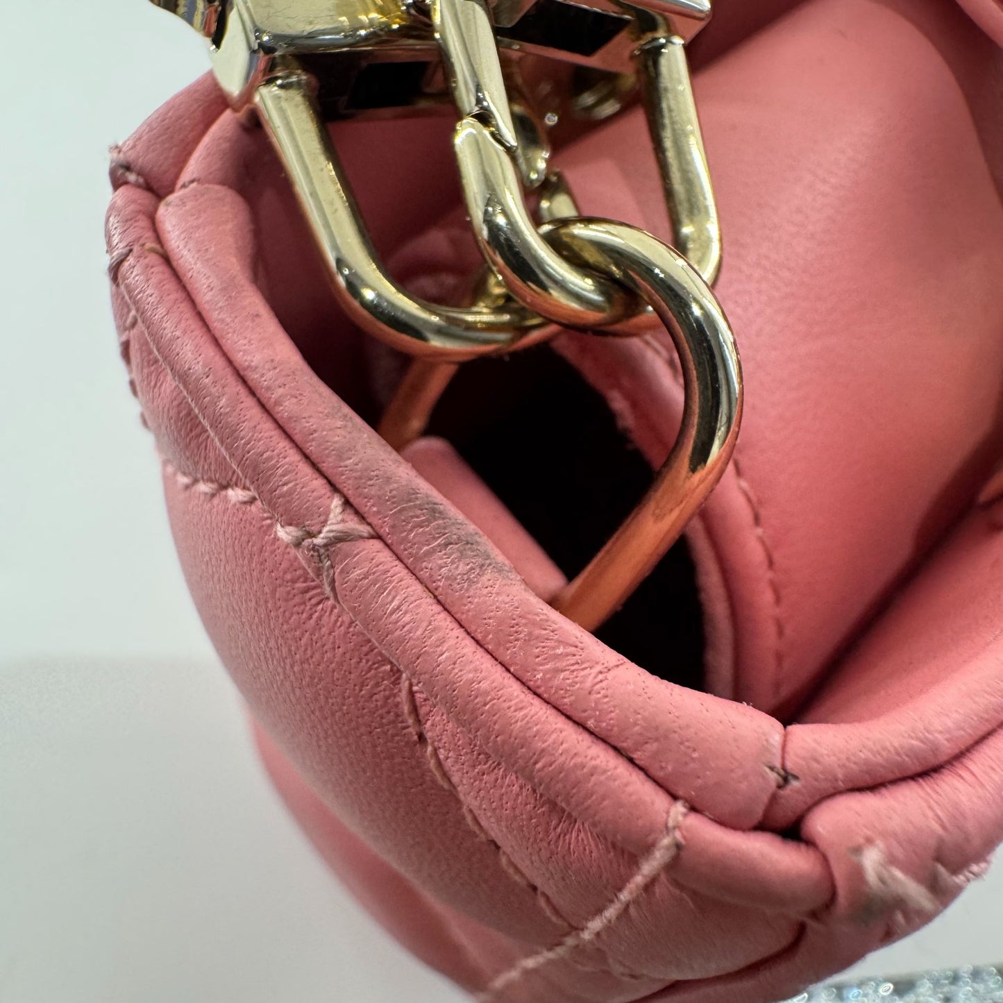 Dior - Lady Dior Mini - Leather - Pink - (mini)