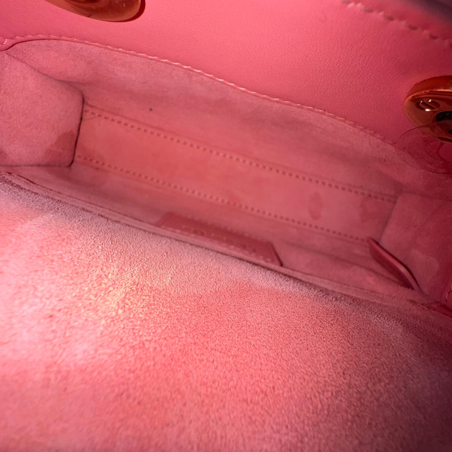 Dior - Lady Dior Mini - Leather - Pink - (mini)