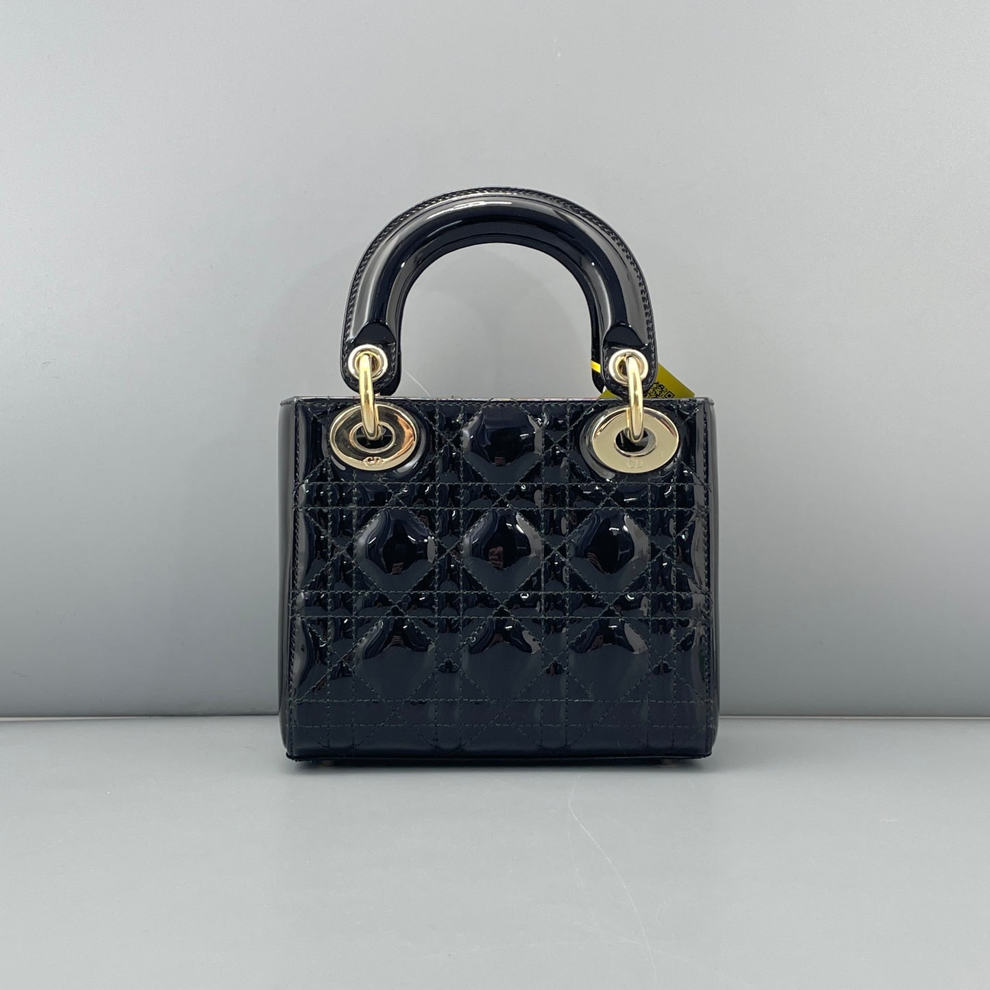 Dior - Lady Dior (Mini) - Patent leather - Black - (Mini)