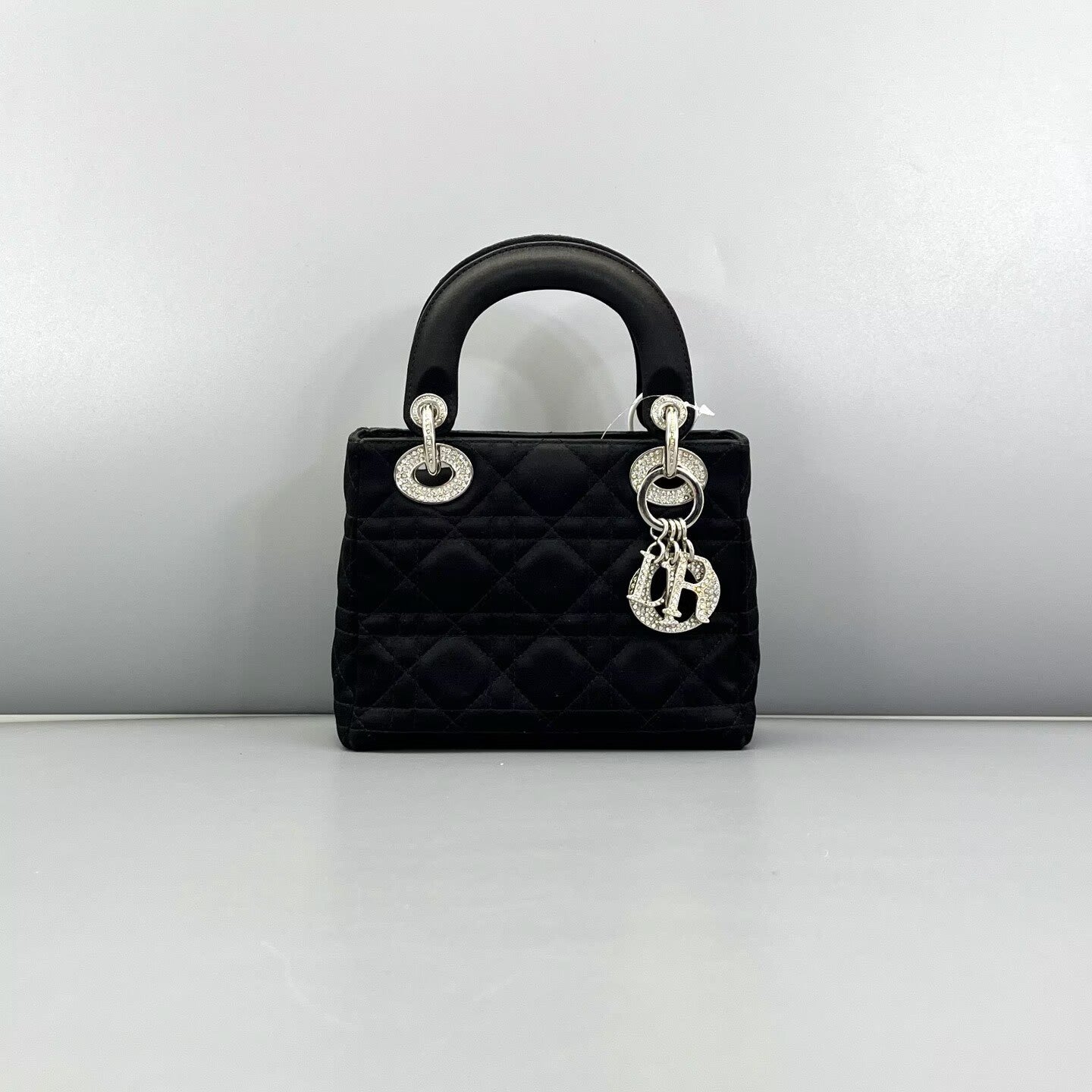 Dior - Lady Dior Mini - Velvet - Black - (mini)