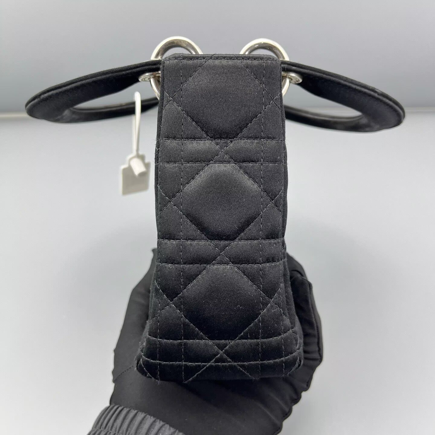 Dior - Lady Dior Mini - Velvet - Black - (mini)
