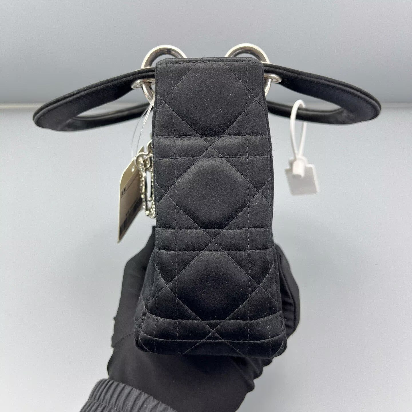 Dior - Lady Dior Mini - Velvet - Black - (mini)
