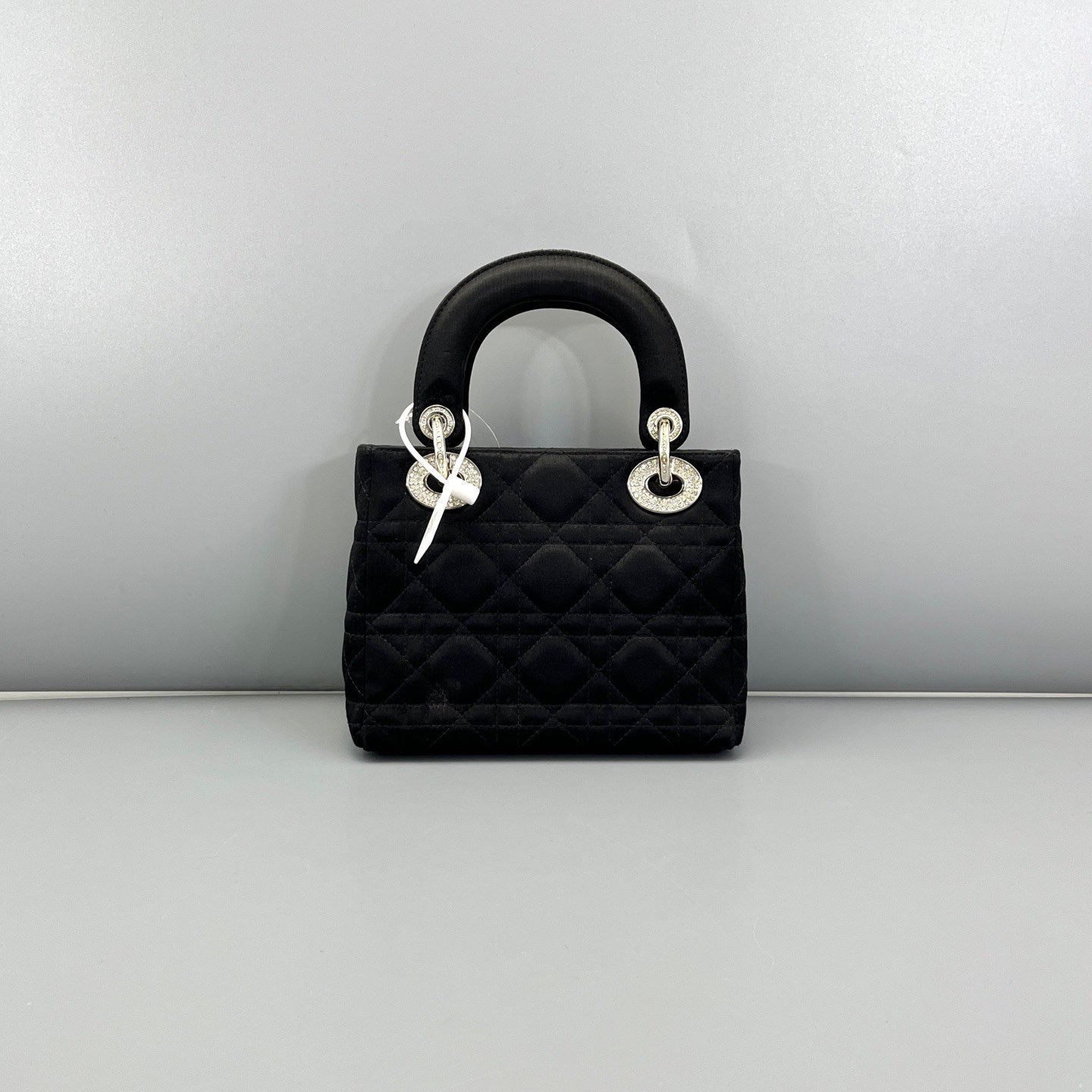 Dior - Lady Dior Mini - Velvet - Black - (mini)