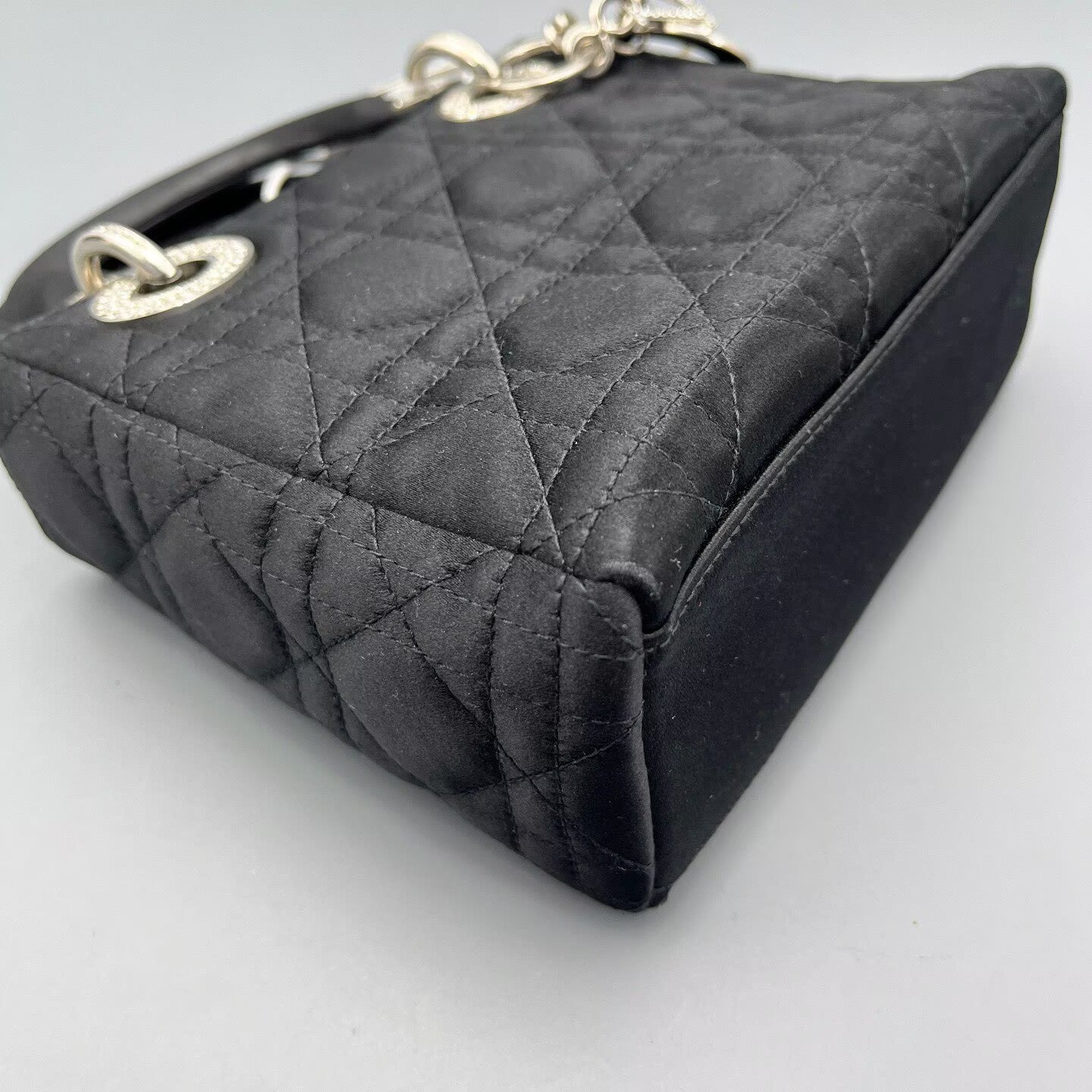 Dior - Lady Dior Mini - Velvet - Black - (mini)