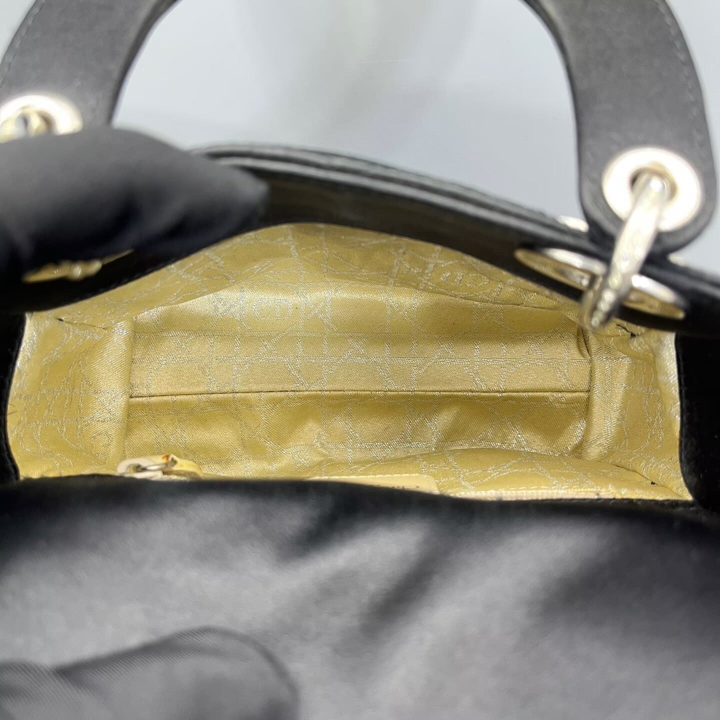 Dior - Lady Dior Mini - Velvet - Black - (mini)