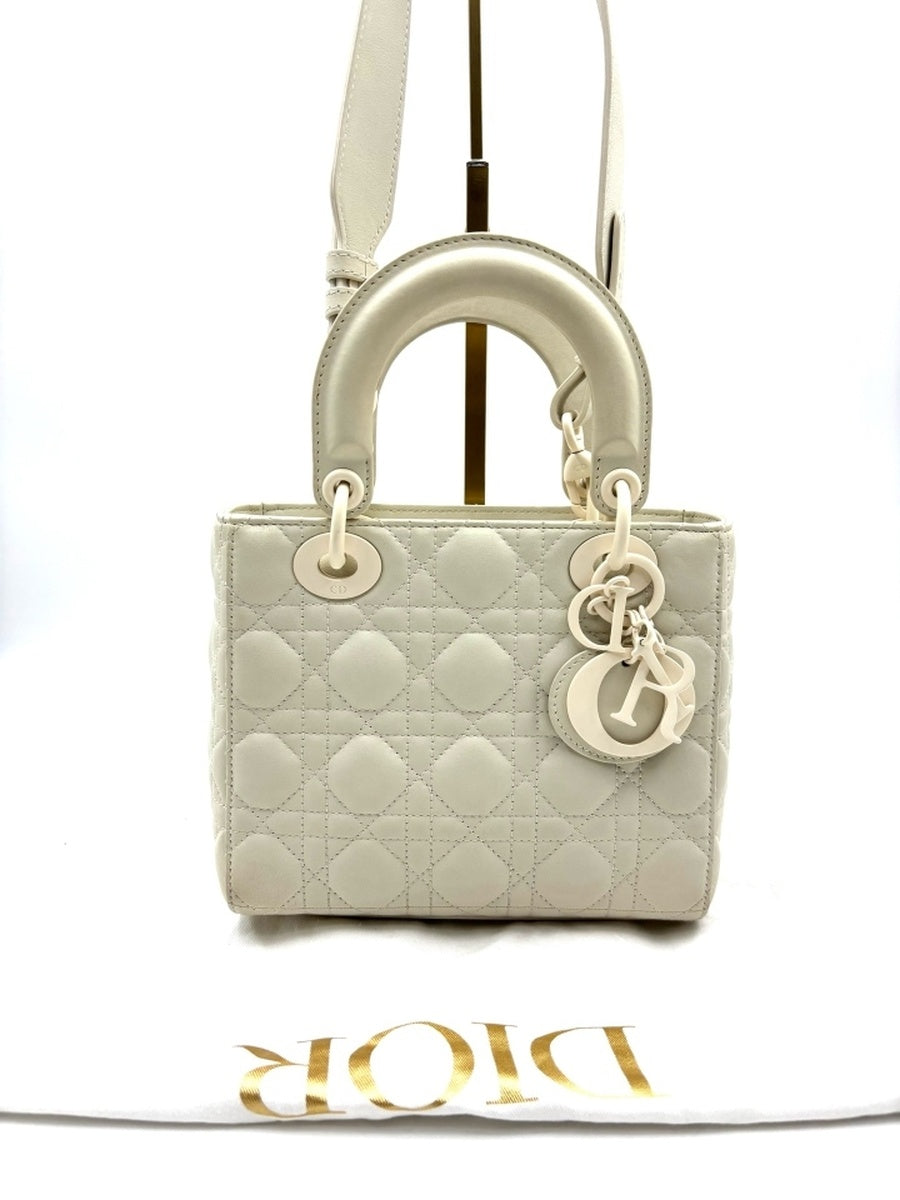 Dior - Lady Dior My ABCDior - Leather - Beige - (small)