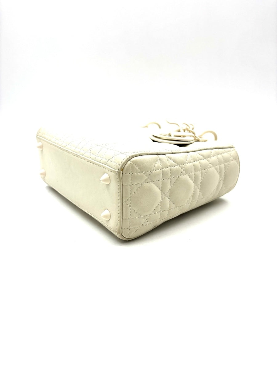 Dior - Lady Dior My ABCDior - Leather - Beige - (small)