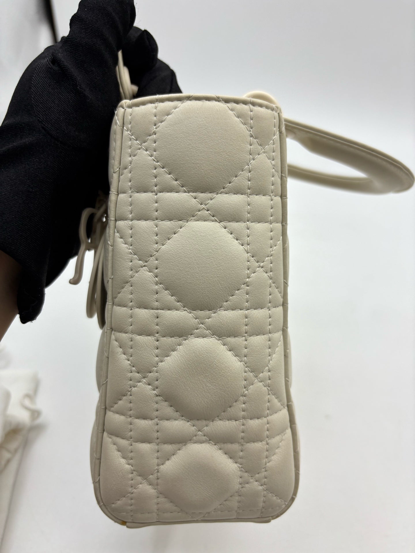 Dior - Lady Dior My ABCDior - Leather - Beige - (small)