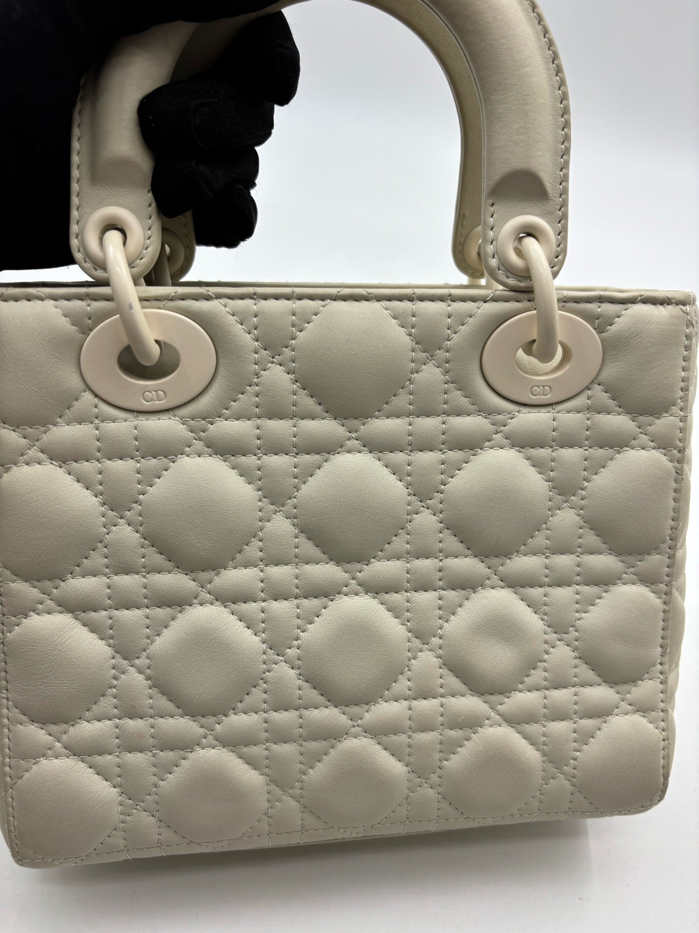 Dior - Lady Dior My ABCDior - Leather - Beige - (small)