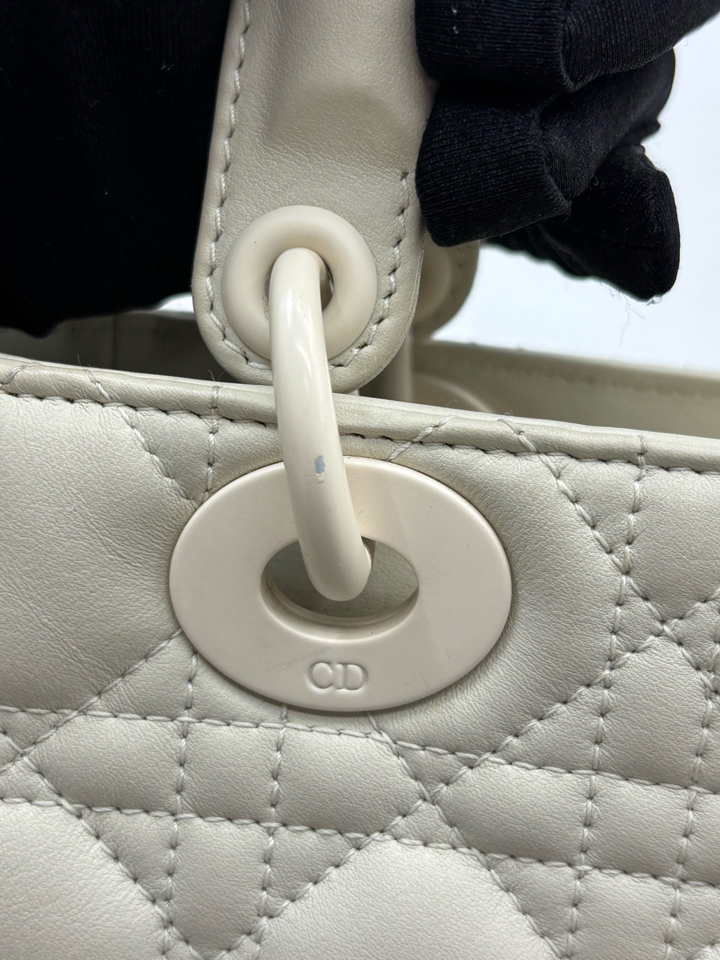 Dior - Lady Dior My ABCDior - Leather - Beige - (small)