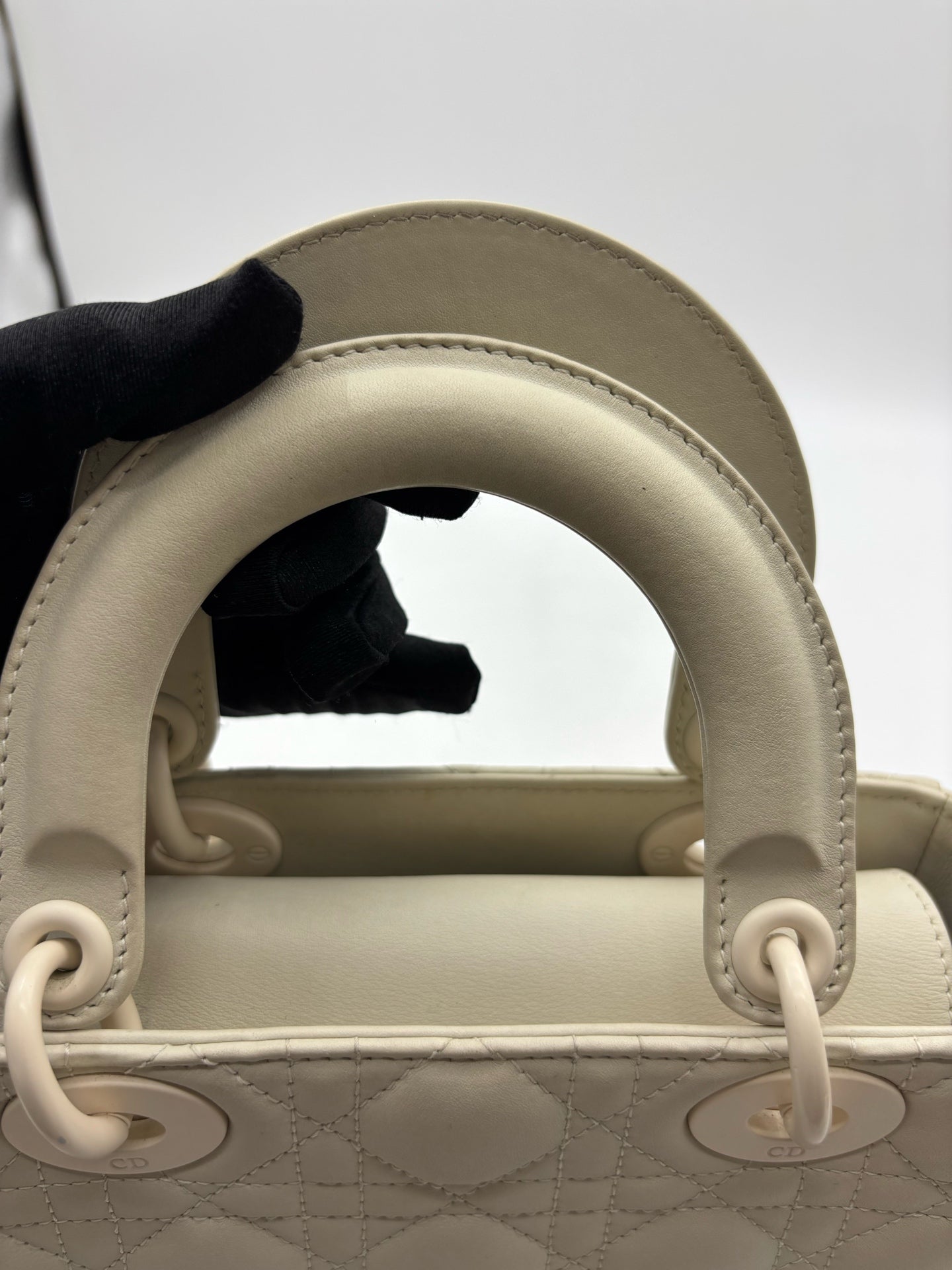 Dior - Lady Dior My ABCDior - Leather - Beige - (small)