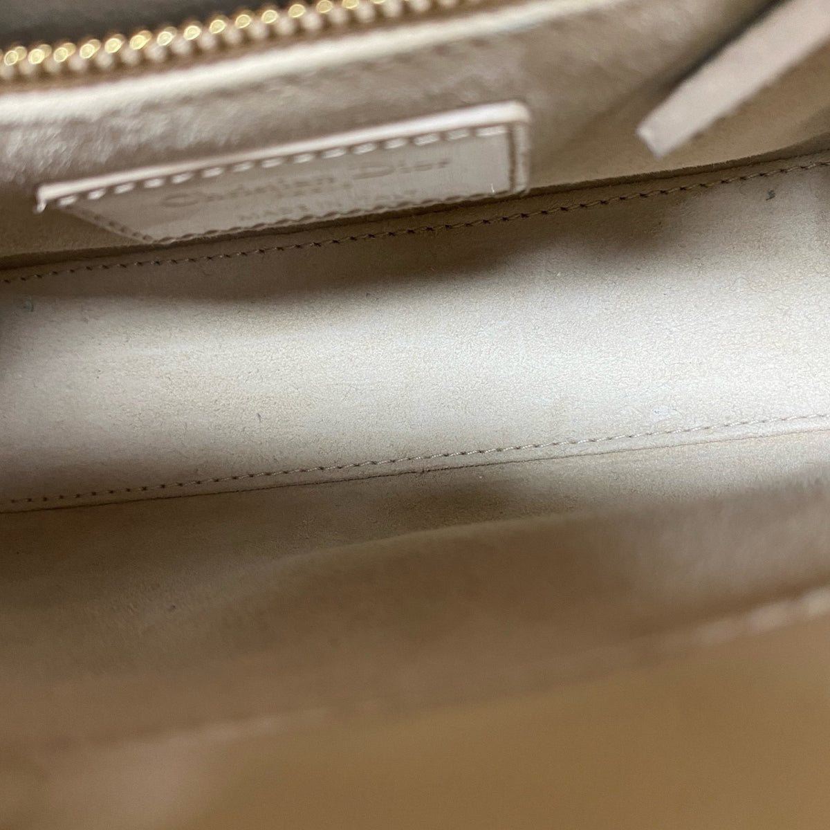 Dior - Lady Dior - Patent leather - Beige - (mini)