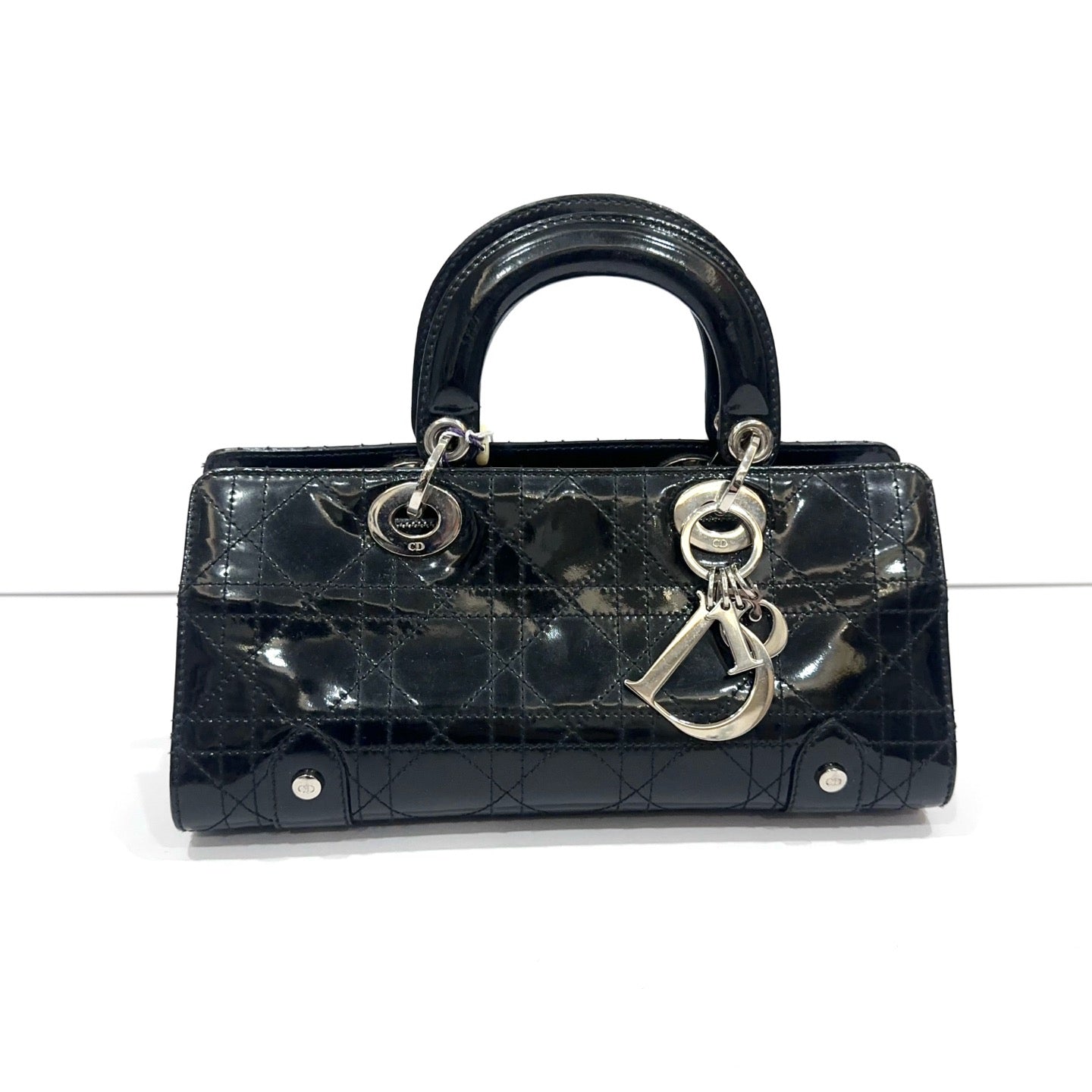 Dior - Lady Dior - Patent leather - Black - (medium)