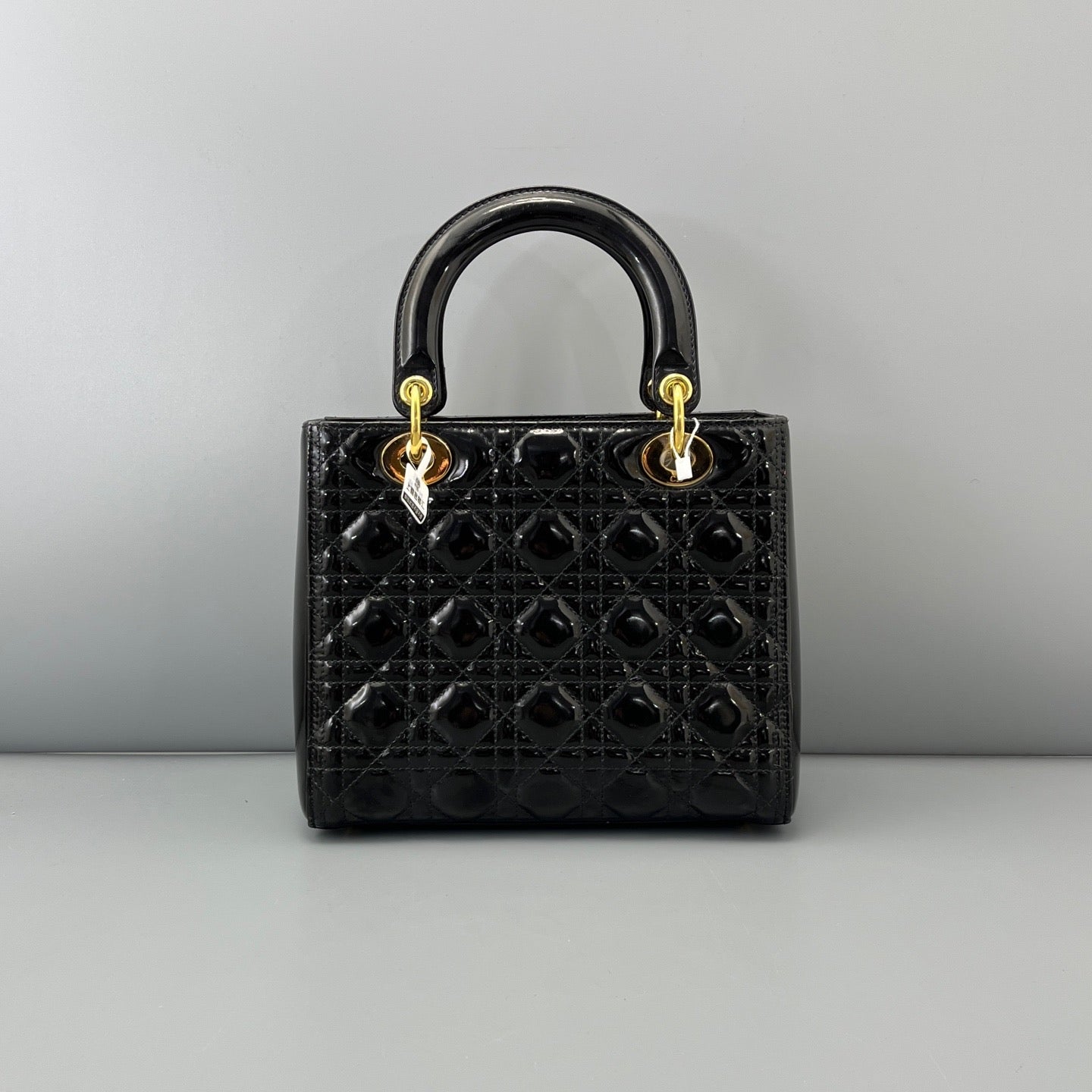 Dior - Lady Dior - Patent leather - Black - (medium)