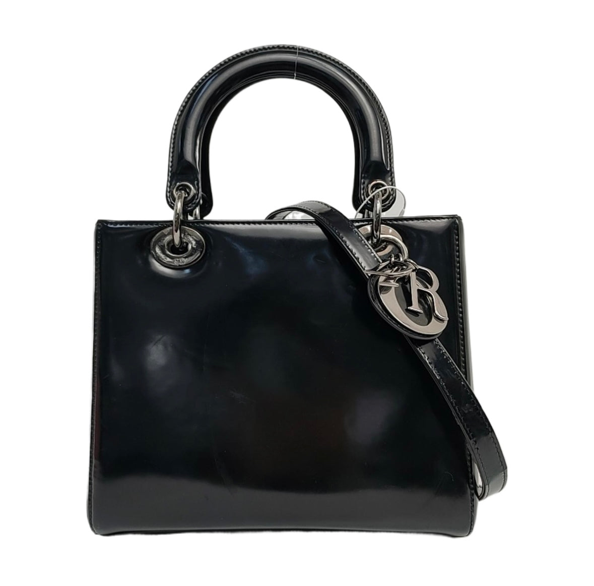Dior - Lady Dior - Patent leather - Black - (medium)
