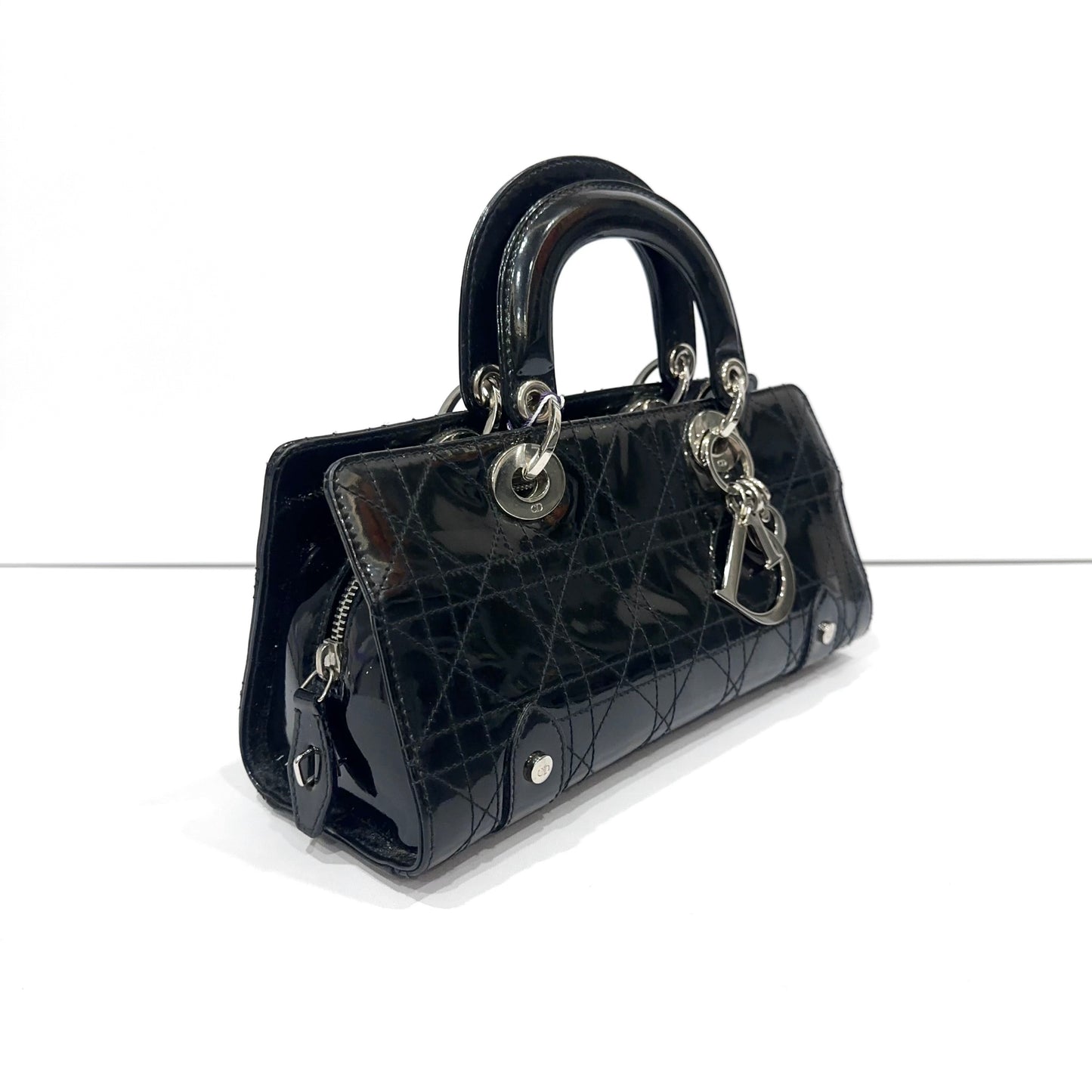 Dior - Lady Dior - Patent leather - Black - (medium)