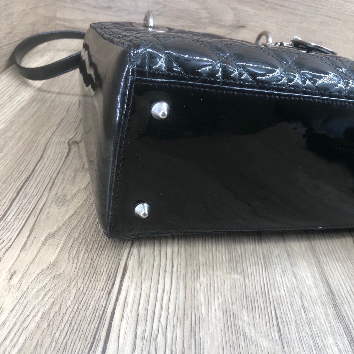 Dior - Lady Dior - Patent leather - Black - (medium)