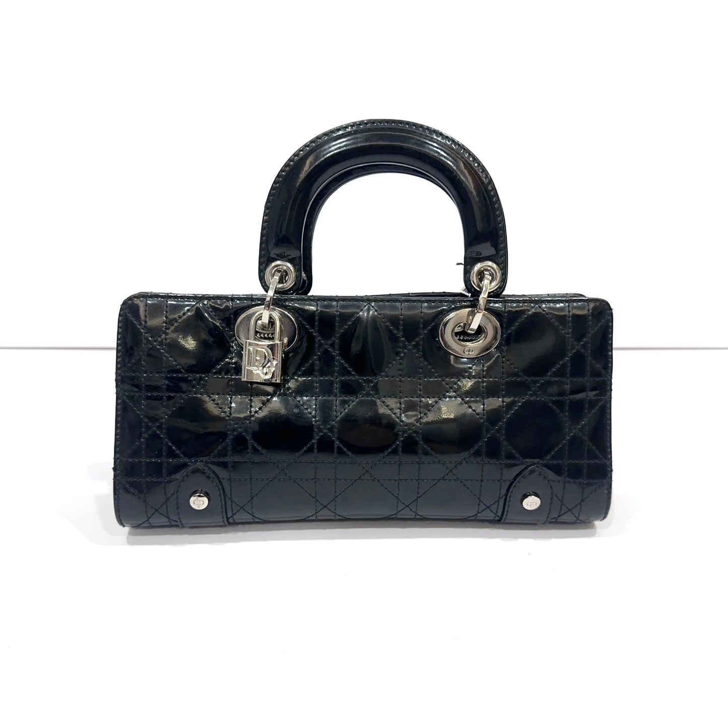 Dior - Lady Dior - Patent leather - Black - (medium)