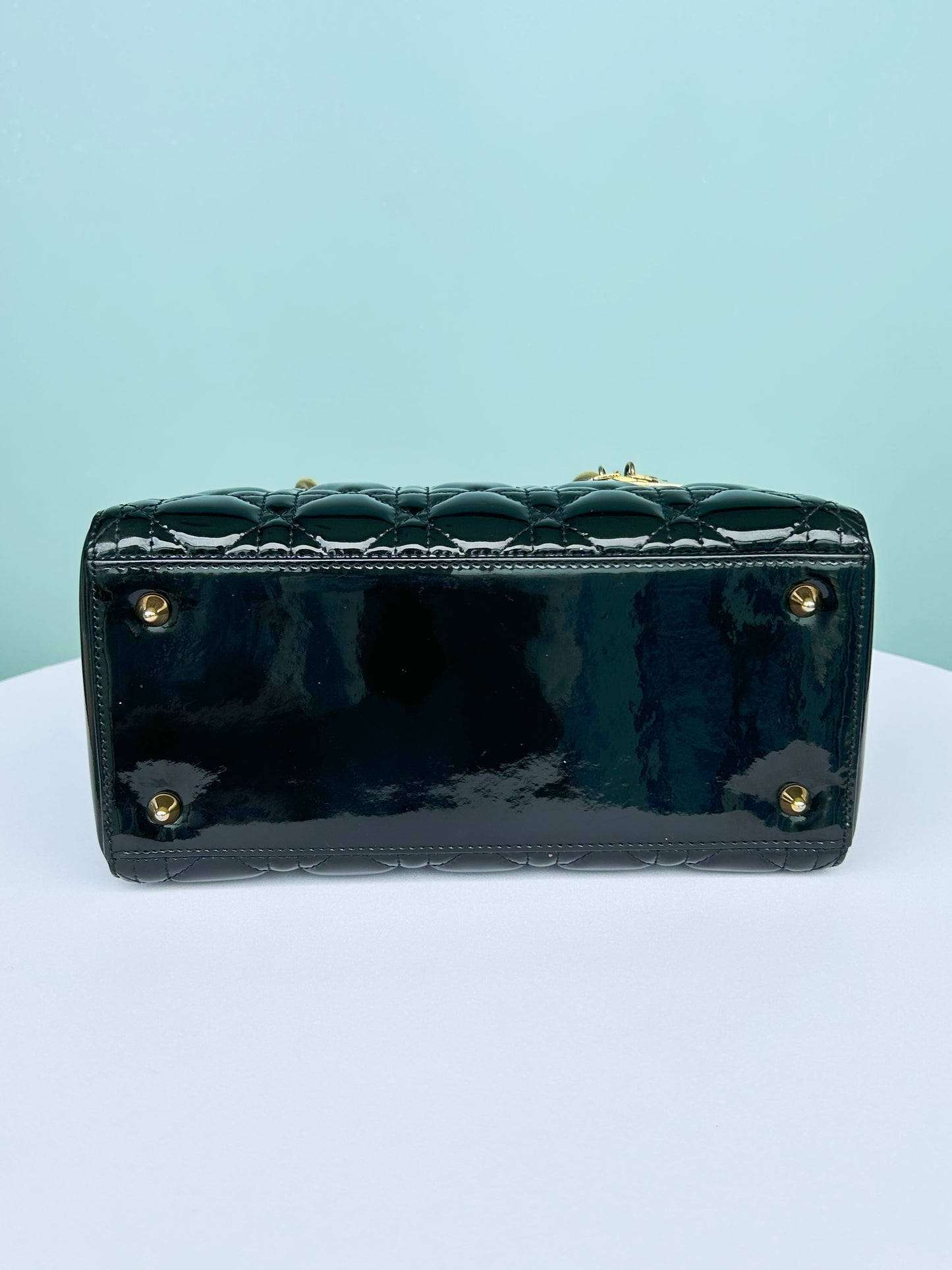 Dior - Lady Dior - Patent leather - Black - (medium)