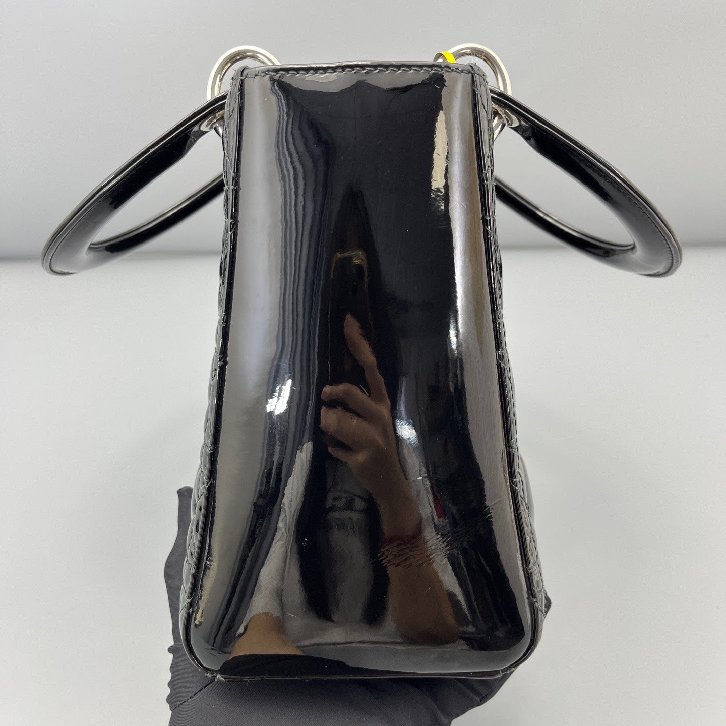 Dior - Lady Dior - Patent leather - Black - (medium)