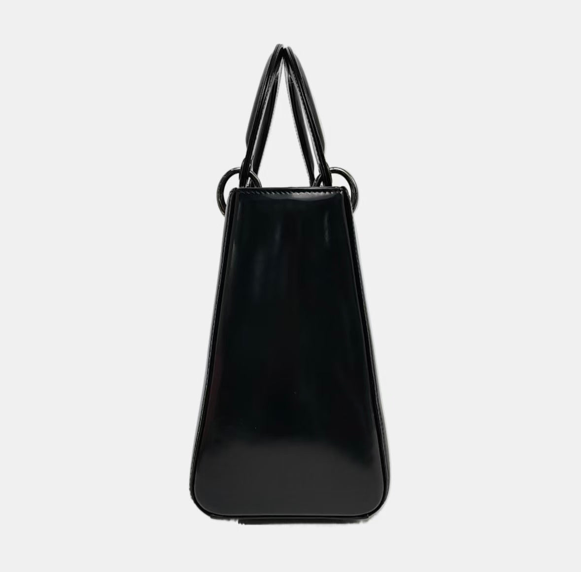 Dior - Lady Dior - Patent leather - Black - (medium)