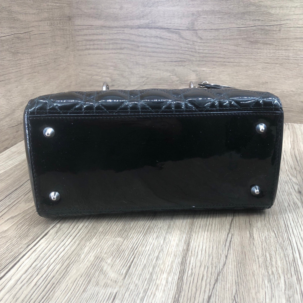 Dior - Lady Dior - Patent leather - Black - (medium)