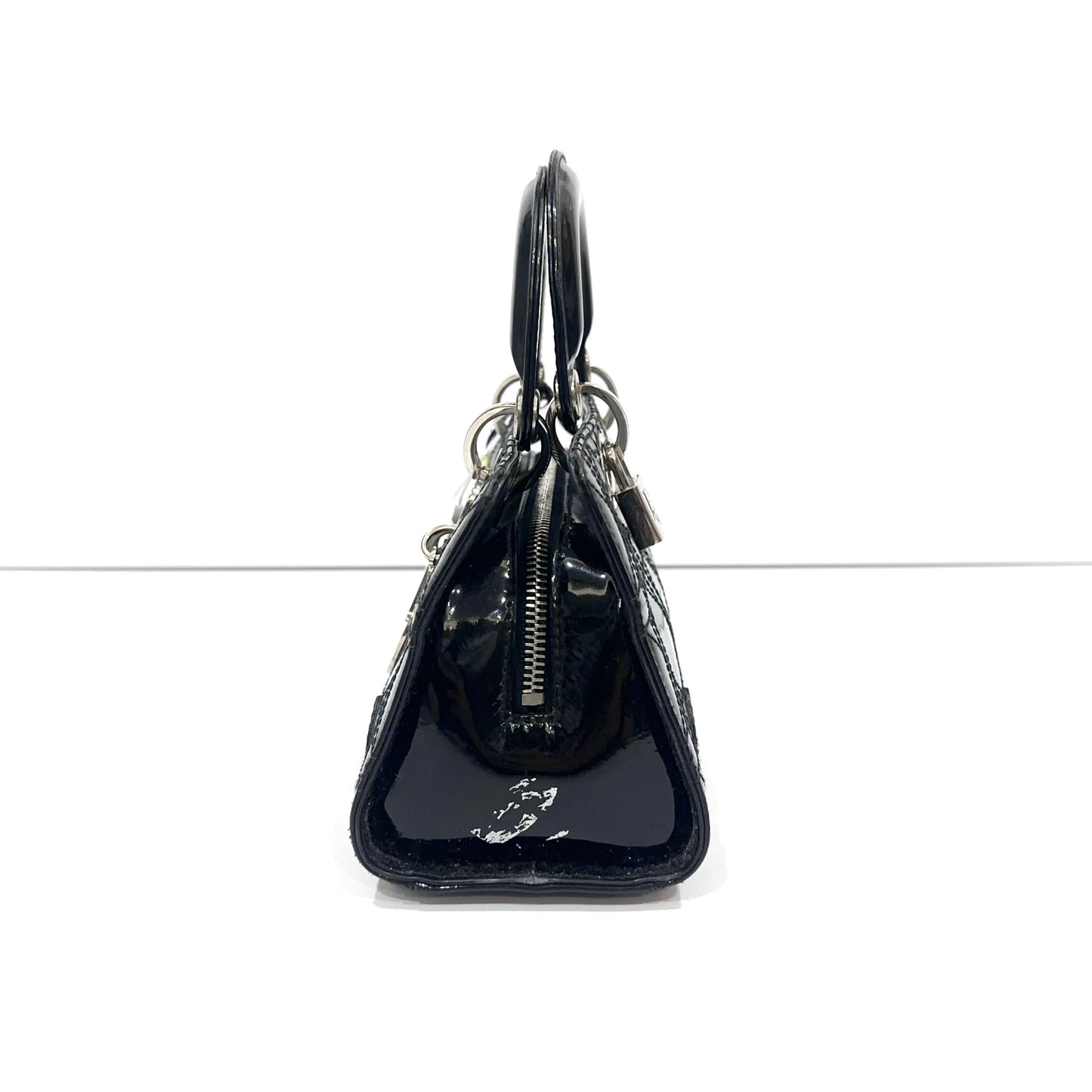 Dior - Lady Dior - Patent leather - Black - (medium)