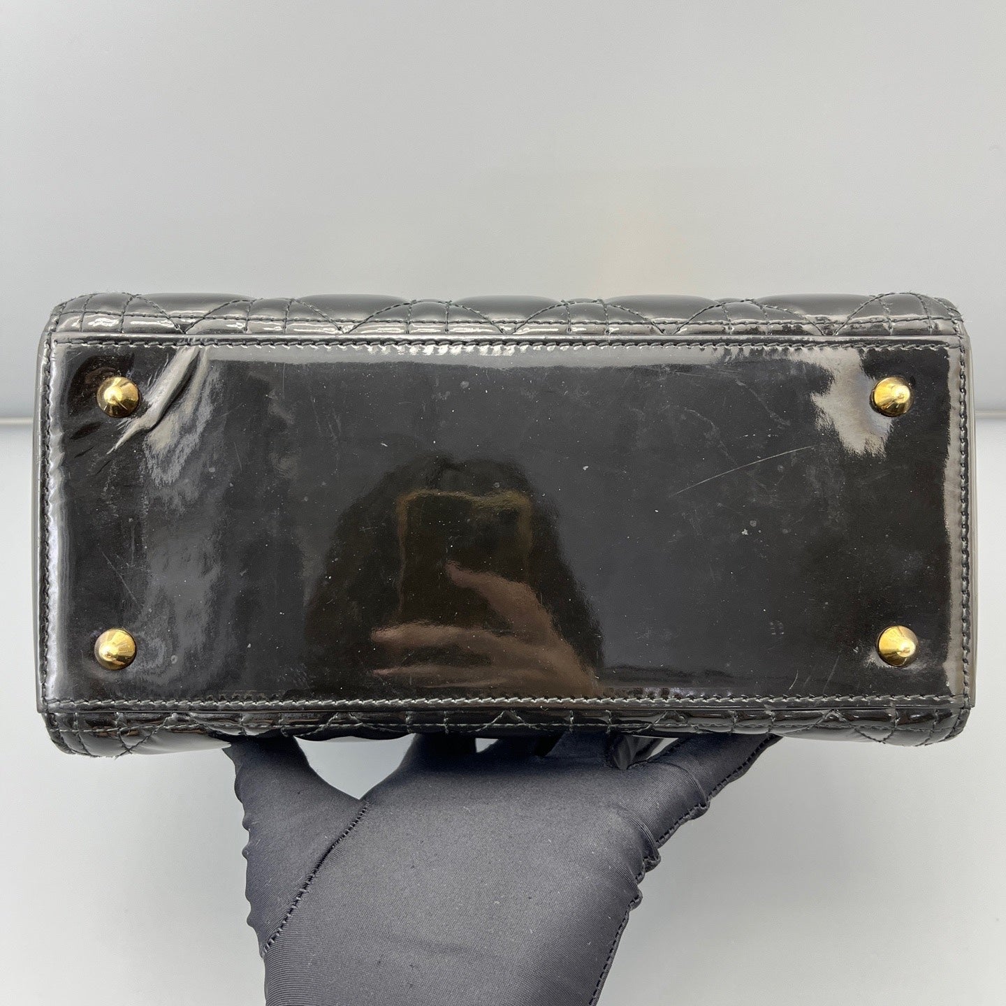 Dior - Lady Dior - Patent leather - Black - (medium)