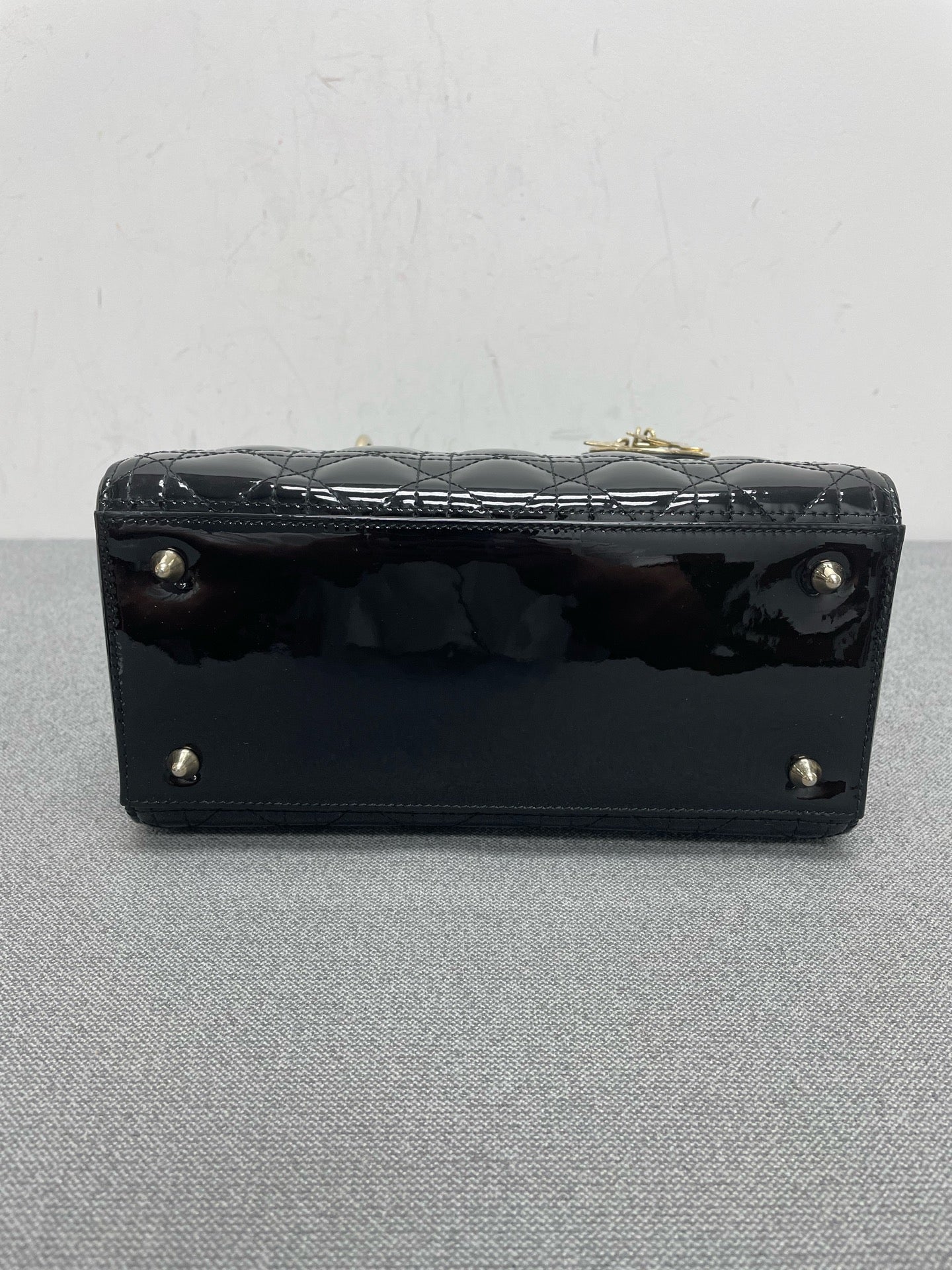 Dior - Lady Dior - Patent leather - Black - (medium)