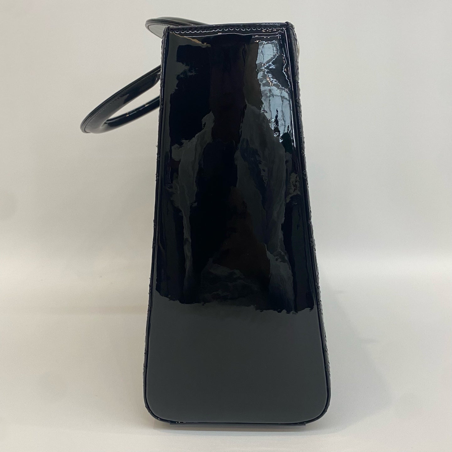 Dior - Lady Dior - Patent leather - Black - (medium)