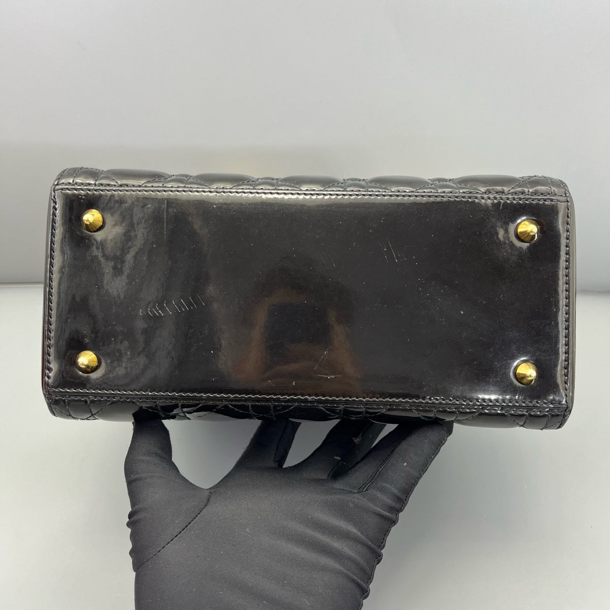 Dior - Lady Dior - Patent leather - Black - (medium)