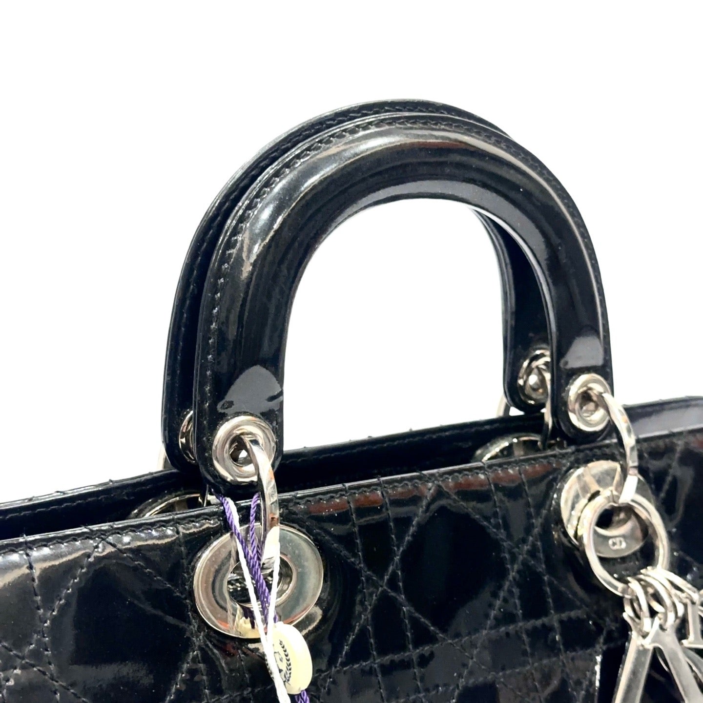 Dior - Lady Dior - Patent leather - Black - (medium)