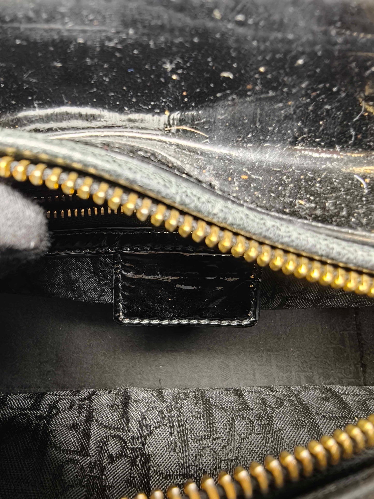 Dior - Lady Dior - Patent leather - Black - (medium)