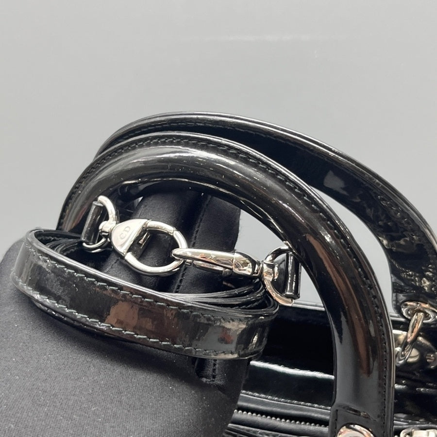 Dior - Lady Dior - Patent leather - Black - (Medium)