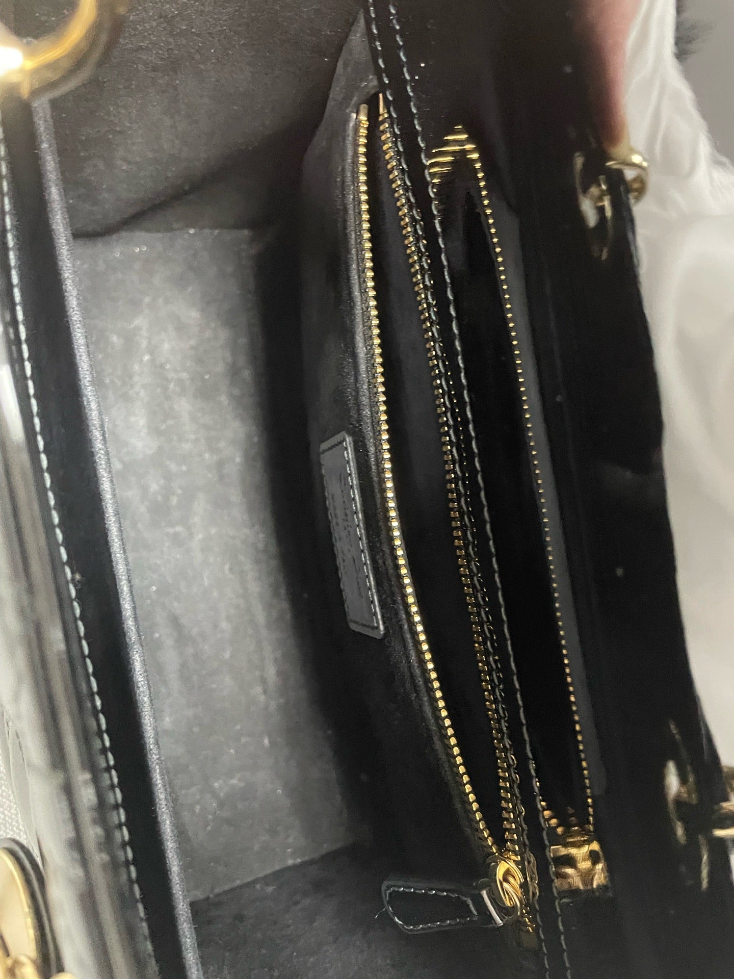 Dior - Lady Dior - Patent leather - Black - (medium)