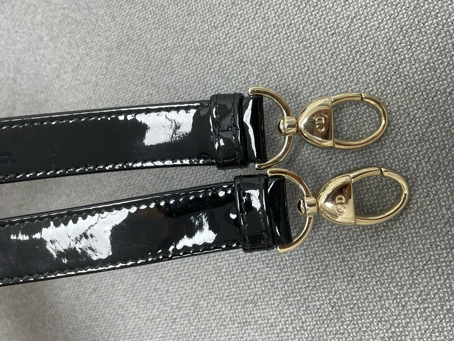 Dior - Lady Dior - Patent leather - Black - (medium)