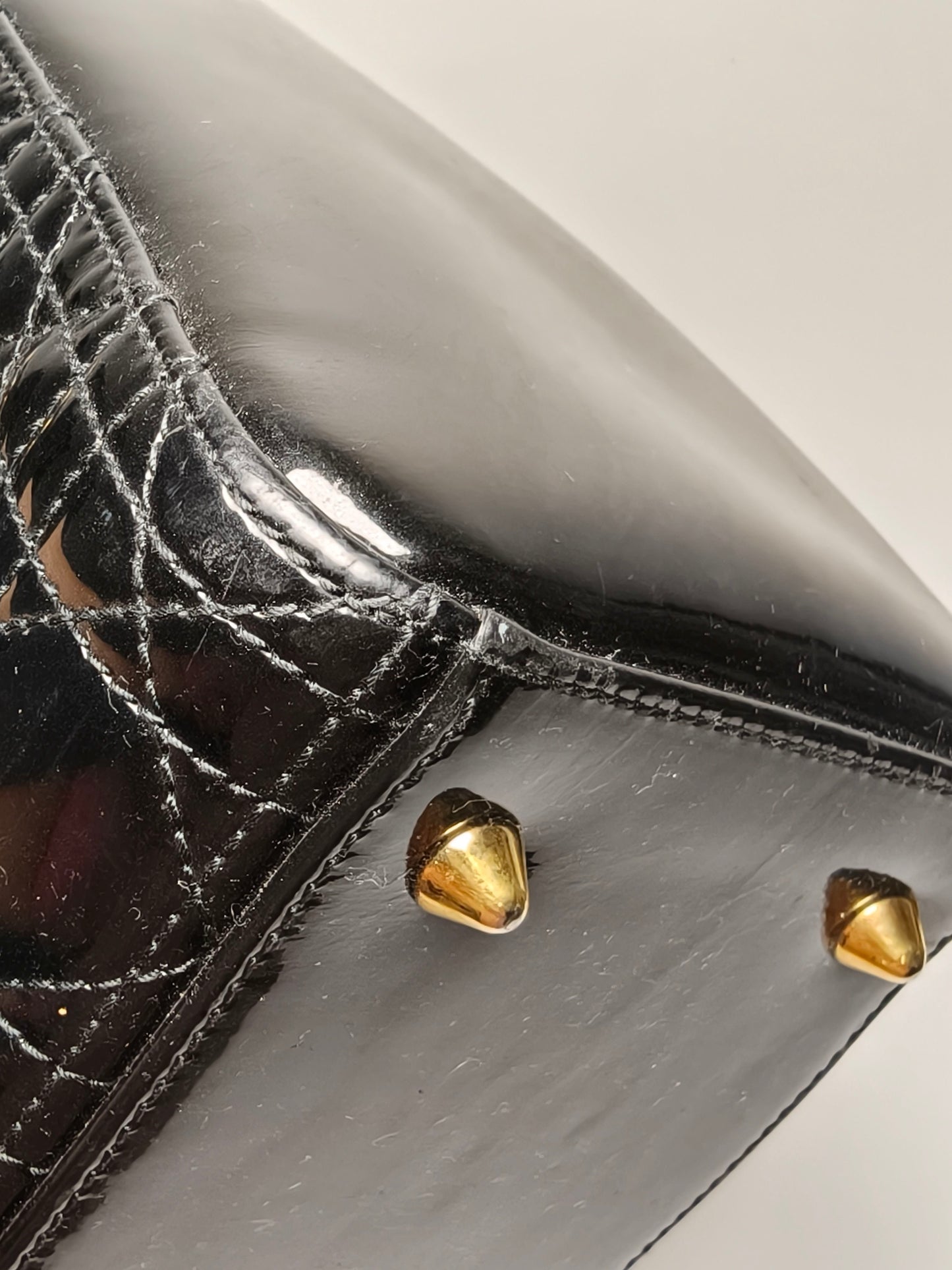Dior - Lady Dior - Patent leather - Black - (medium)