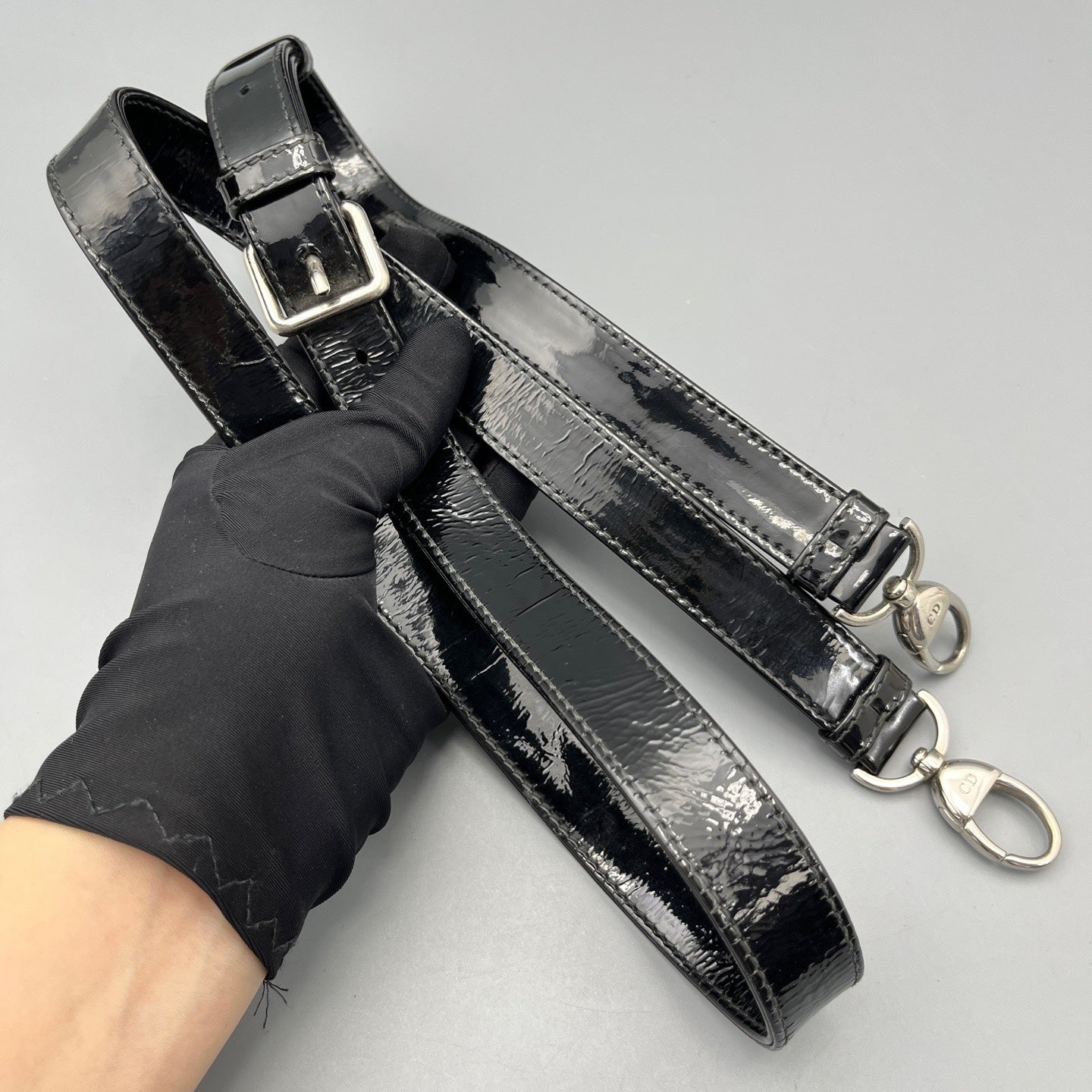 Dior - Lady Dior - Patent leather - Black - (medium)