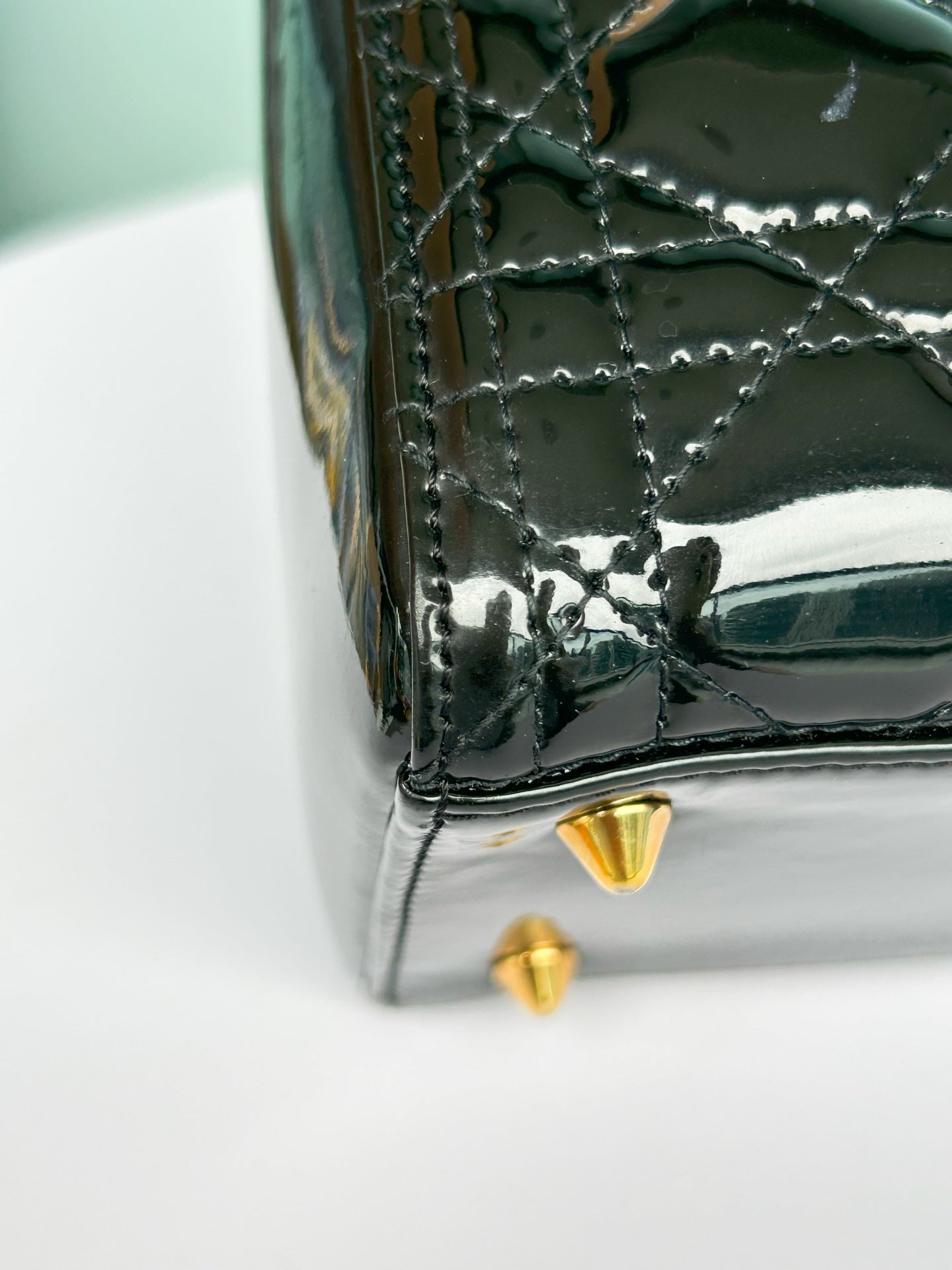 Dior - Lady Dior - Patent leather - Black - (medium)