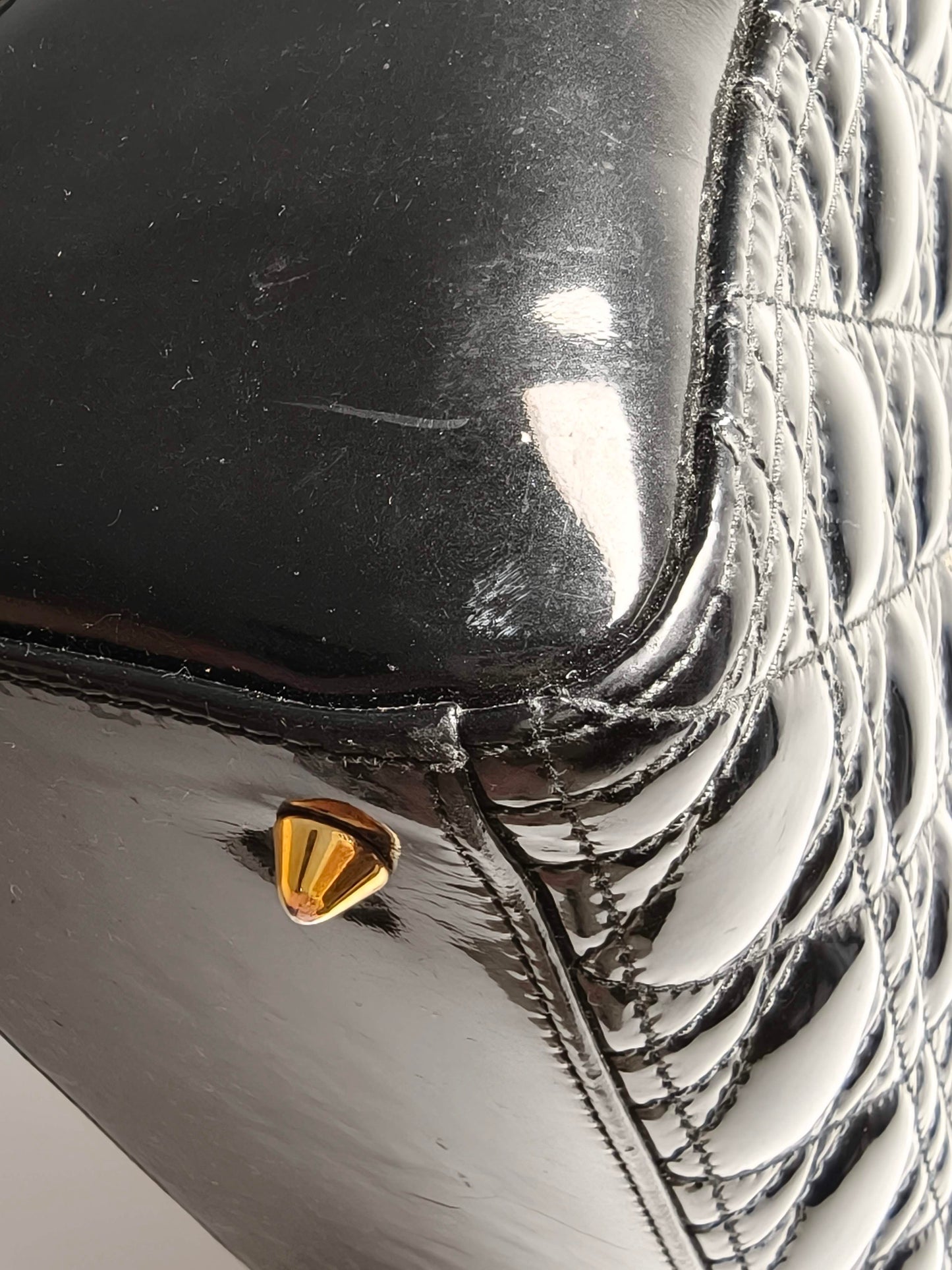 Dior - Lady Dior - Patent leather - Black - (medium)