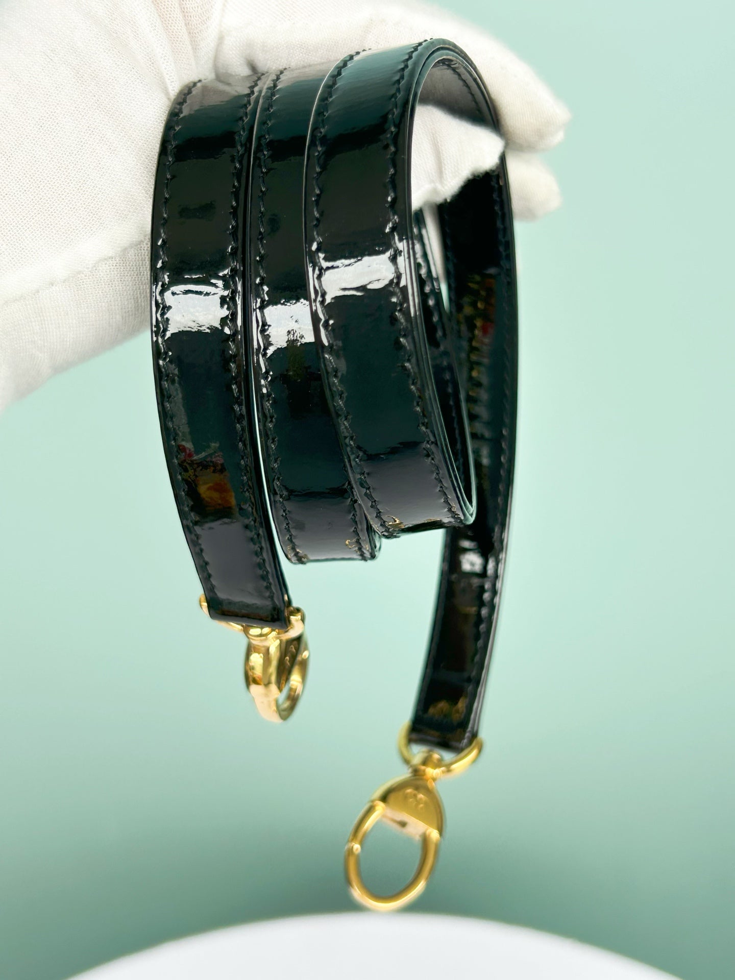 Dior - Lady Dior - Patent leather - Black - (medium)